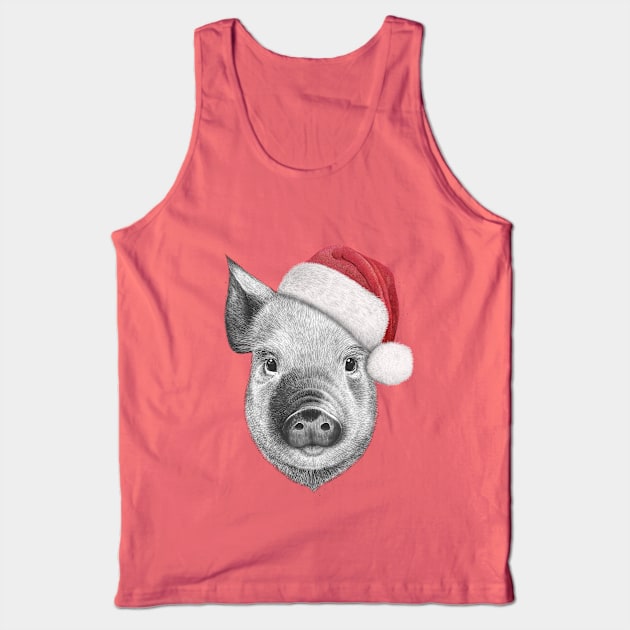 Christmas pig Tank Top by kodamorkovkart